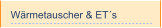 Wärmetauscher & ET´s